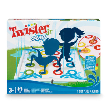 Hasbro Twister Jr. Splash - Outdoor Inflatable Water Twister Game for Kids