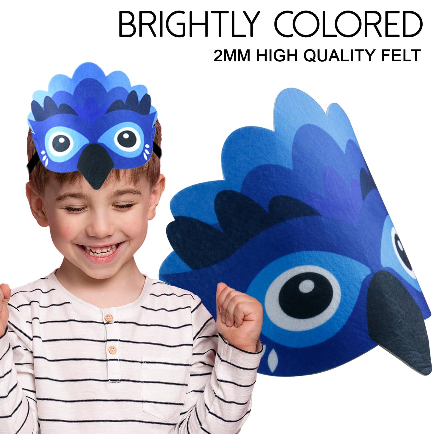 Irolewin Bird-Wings-Costume For Kids And Headband - Eagle-Parrot-Owl Dress-Up-Wings For Girls Boys Halloween-Party Favors (Black)