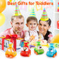 Palmatte Press and Go Cars Toys for 1 Year Old Boys & Girls - Perfect Birthday Gift for Toddlers 1-3, Baby Toy for 12-18 Months