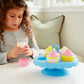 Green Toys Cupcake Set - 16 Piece Pretend Play, Motor Skills, Language & Communication Kids Role Play Toy. No BPA, phthalates, P