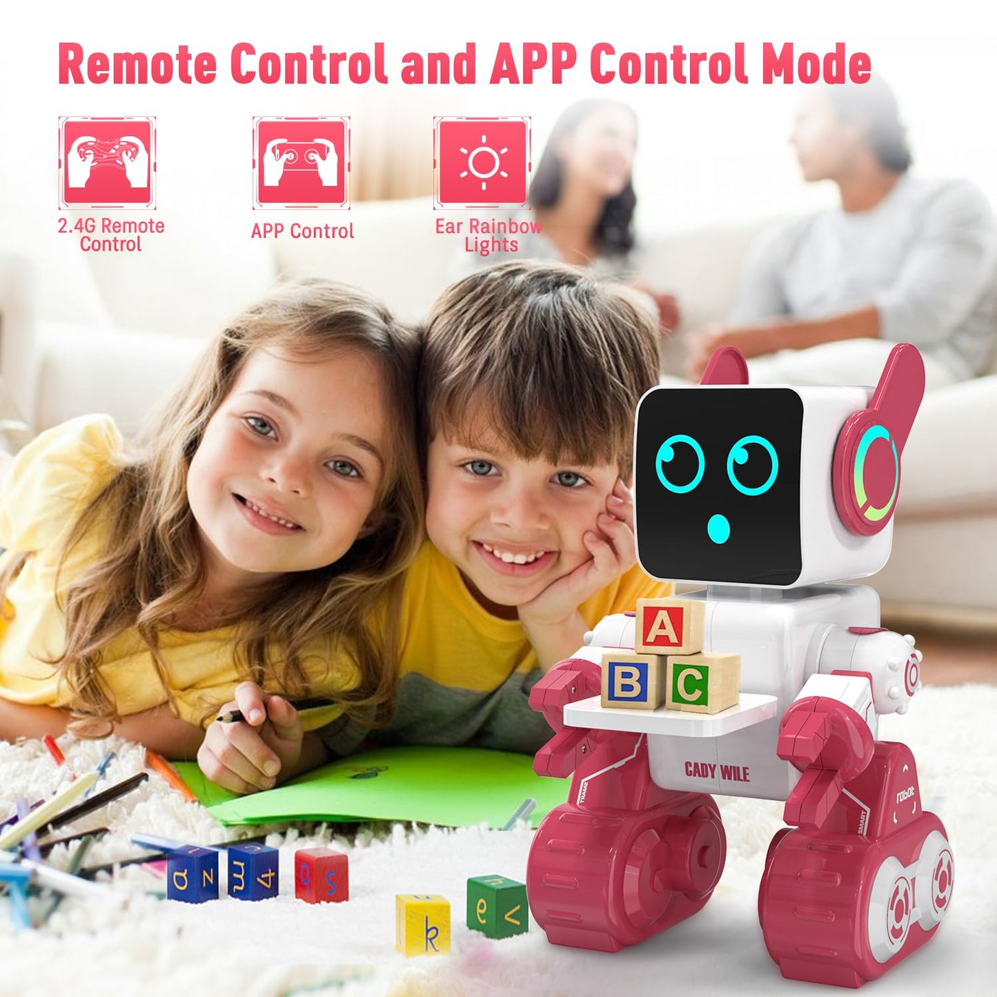 Zechuan Robot Toy For Kids, Remote Control Intelligent Programming Rc Robot, Music, Dancing, Talk, Play With Kids As A Gift For
