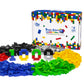 Pairez Toys 1000 Piece Building Bricks Set, Classic Creative MOC Bricks Starter Set, Accessories Compatible with All Major Brand