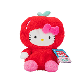Bumbumz 7.5-Inch Hello Kitty Fruitbumz Plush - Sanrio Hello Kitty Dressed As An Apple Collectible Toy - From The Makers Of Origi