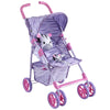 Baby Doll Stroller For Toddlers 1-3, Pillow Animal Toy Baby Stoller For Dolls, Pink & Purple Folding Baby Toy Stroller For Dolls, Foldable Baby Stroller Toy For Girls, For Kids (Zebra)