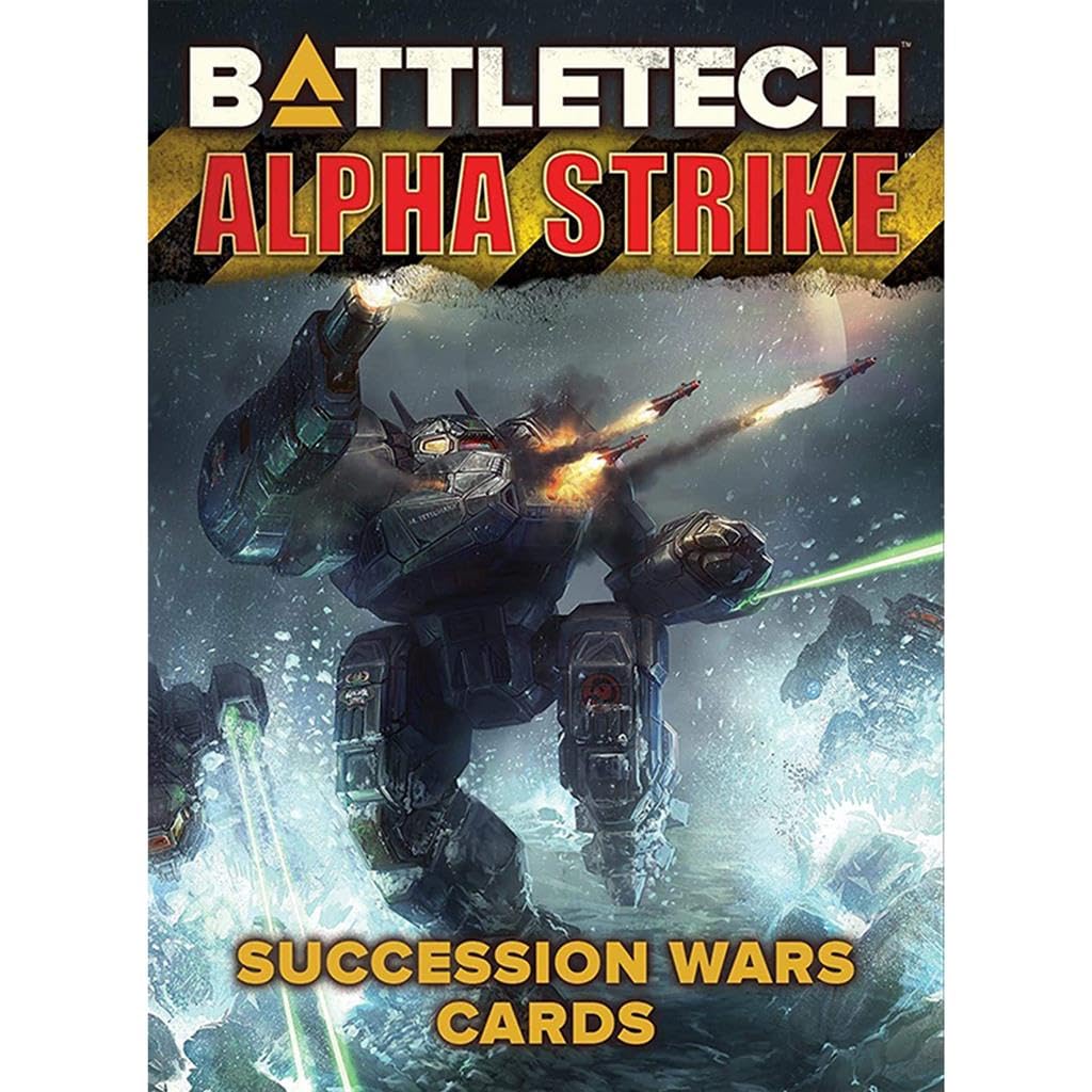 Catalyst Game Labs Battletech: Alpha Strike: Succession Wars Cards