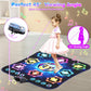 Dance Mat, 2024 Light Up 8-Button Dance Pad With Wireless Bluetooth, Flowing Light Control System With Stands, Kids Music Toys B