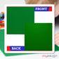 Play Platoon 15 Inch X 15 Inch Baseplate For Building Bricks - Extra Large Landscape For Building Blocks - Green Classic Platform Baseplates Compatible With All Major Brands, 2 Pack