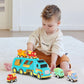 Moritakk Construction Toddler Truck Toys for Boys Girls Age 3 4 5 6 7 Years Old,5 in 1 Carrier Transport City Vehicles Toys,Car