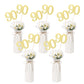 Gexolenu No 90, 10 Pack Double-Sided Gold Glitter 90Th Birthday Centerpieces For Tables, Number 90 Birthday Table Toppers Party