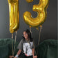 13 Balloon Number, Gold Number 13Th 31Th Birthday Balloons 40 Inch, 13 Or 31 Years Old Gold Birthday Decorations For Boys Girls,