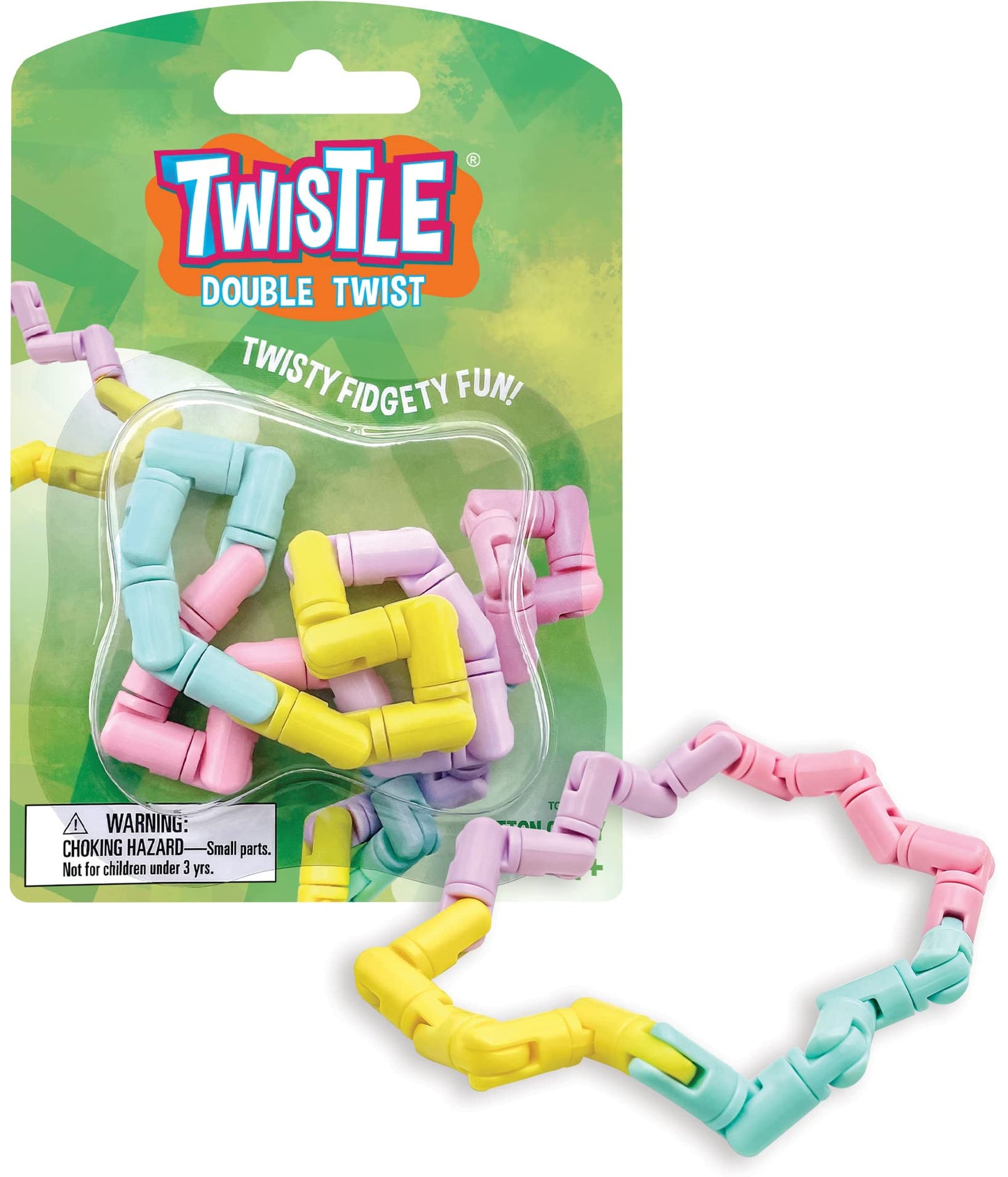 Teacher Created Resources Twistle Double Twist - Plastic, Cotton Candy, Model TCR20304