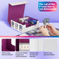 Uaono Card Storage Box For Trading Cards, 1800+ Commander Deck Box For Mtg With Display Window, Toploader Card Case Fits Magic T