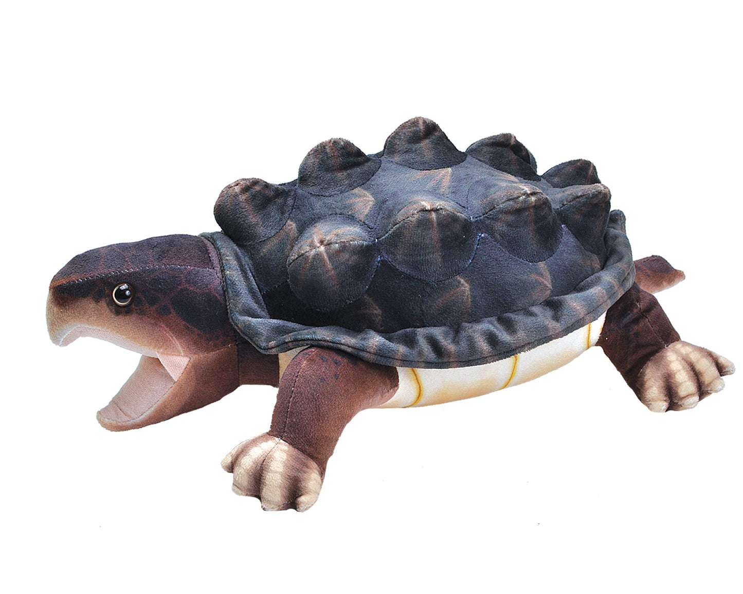 Wild Republic Living Stream Snapping Turtle 24 Inches, Gift For Kids, Plush Toy, Great Novelty Gift For Fishermen And Sportsmen, Tortue Serpentine