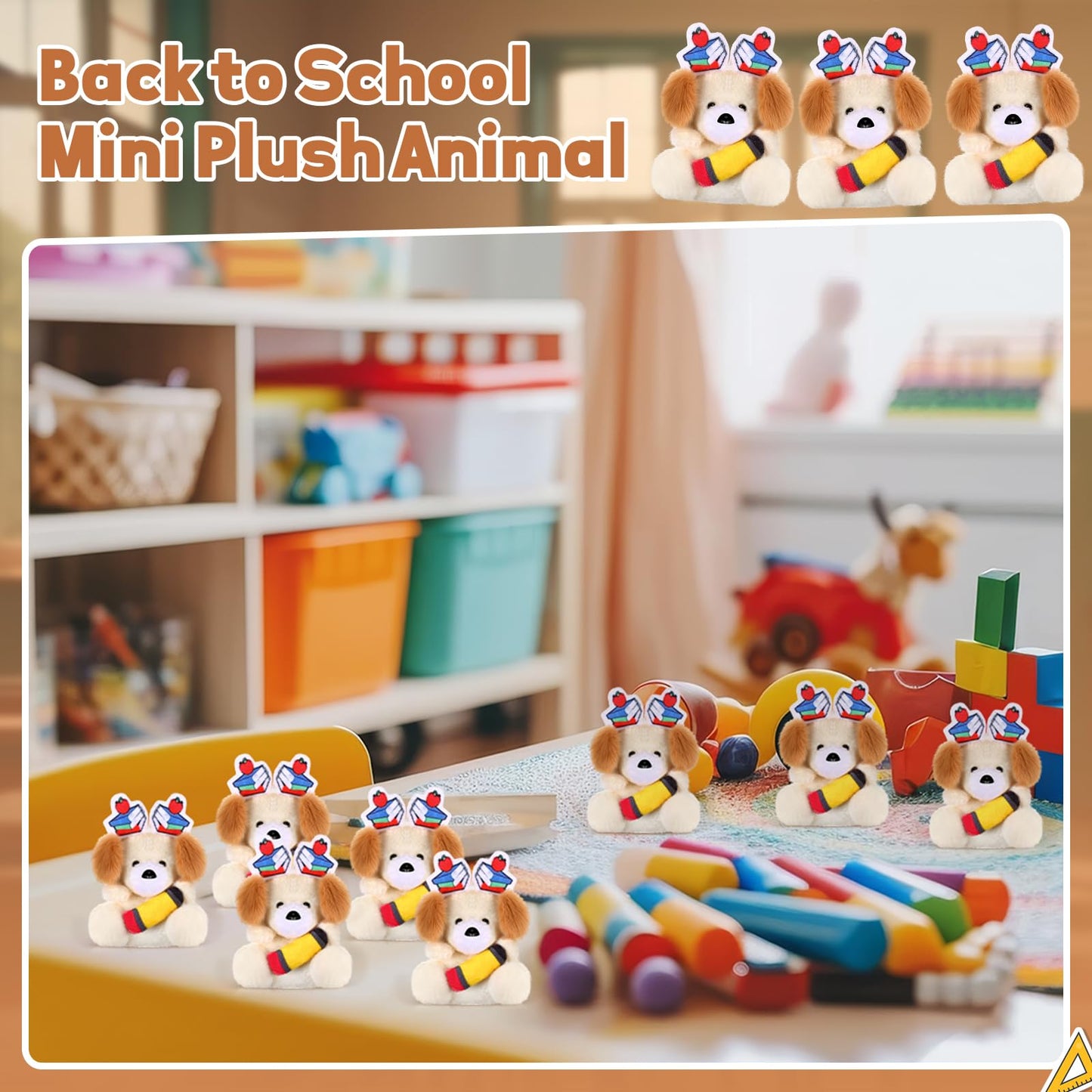 Gejoy 24 Pcs Welcome Back To School Gifts For Kindergarten Mini Stuffed Animals Bulk Tiny First Day Of School Plush Animals Smal