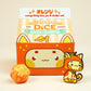 1985 Games Orange Kawaii Cat Dice Set - Milk Carton-Inspired Dice For Dnd | Ttrpgs & Tabletop Roleplaying