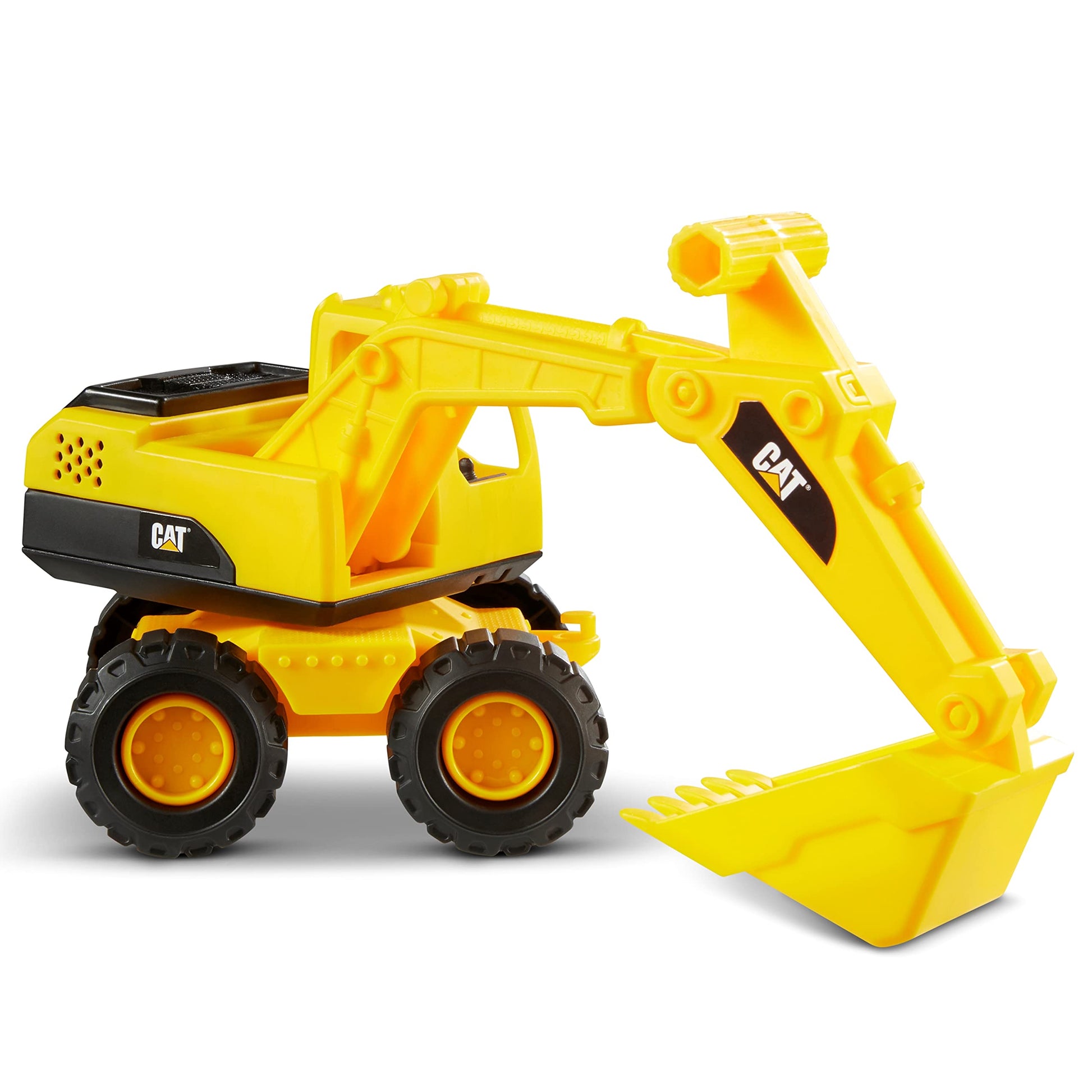 Cat Construction 15'' Excavator, Super-Sized Kids Outdoor Toy, Real Working Parts & Articulated Parts, Ideal Toys For 3 Year Old