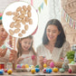 Kisangel 20pcs Unfinished Wood Eggs Smooth Flat Bottom Wooden Easter Craft Eggs for Easter Display Smooth Ready to Paint and Dec