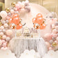 Zjdhpty Rose Gold Balloon Stand Centerpiece Table Decorations For Birthday Anniversary Engagement Wedding Bridal Shower Graduati