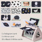 Taf Toys Black & White Rattling Spinning Book High Contrast Newborn Baby Toy 0-6 6-12 Months With Mirror For Visual Stimulation,
