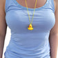 Zugar Land Cool Classic Mini Duck Necklaces (12 Pack) Yellow Duckies. Plastic. Party Favor Goodie Bag Filler