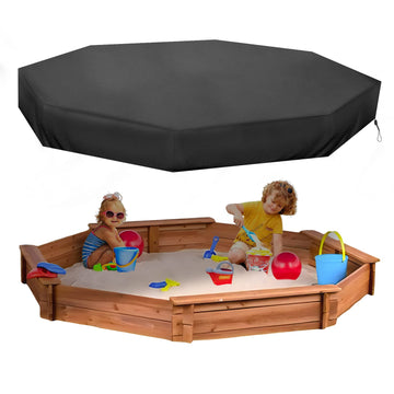 Octagon Sandbox Cover, Outdoor Garden Outdoor Octagon Sand Box Cover, 420D Oxford Cloth Waterproof, Windproof And Dustproof, Sui