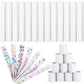 MCPINKY 64PCS Slap Bracelets White, Blank Snap Bands Party Slap Bracelets DIY Wrist Bands for Kids Birthday Party Favors School