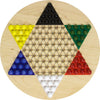 Printed Maple Chinese Checkers - Made In Usa