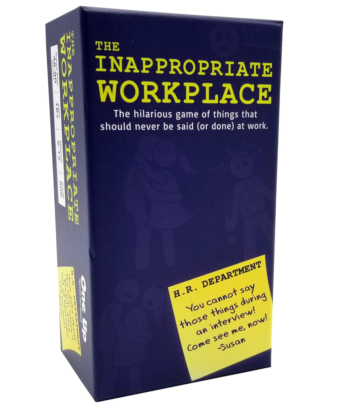 One Up Parties and Games The Inappropriate Workplace Game - Hilarious Party Game for Ages 16+, Multicolor, Made of Paper