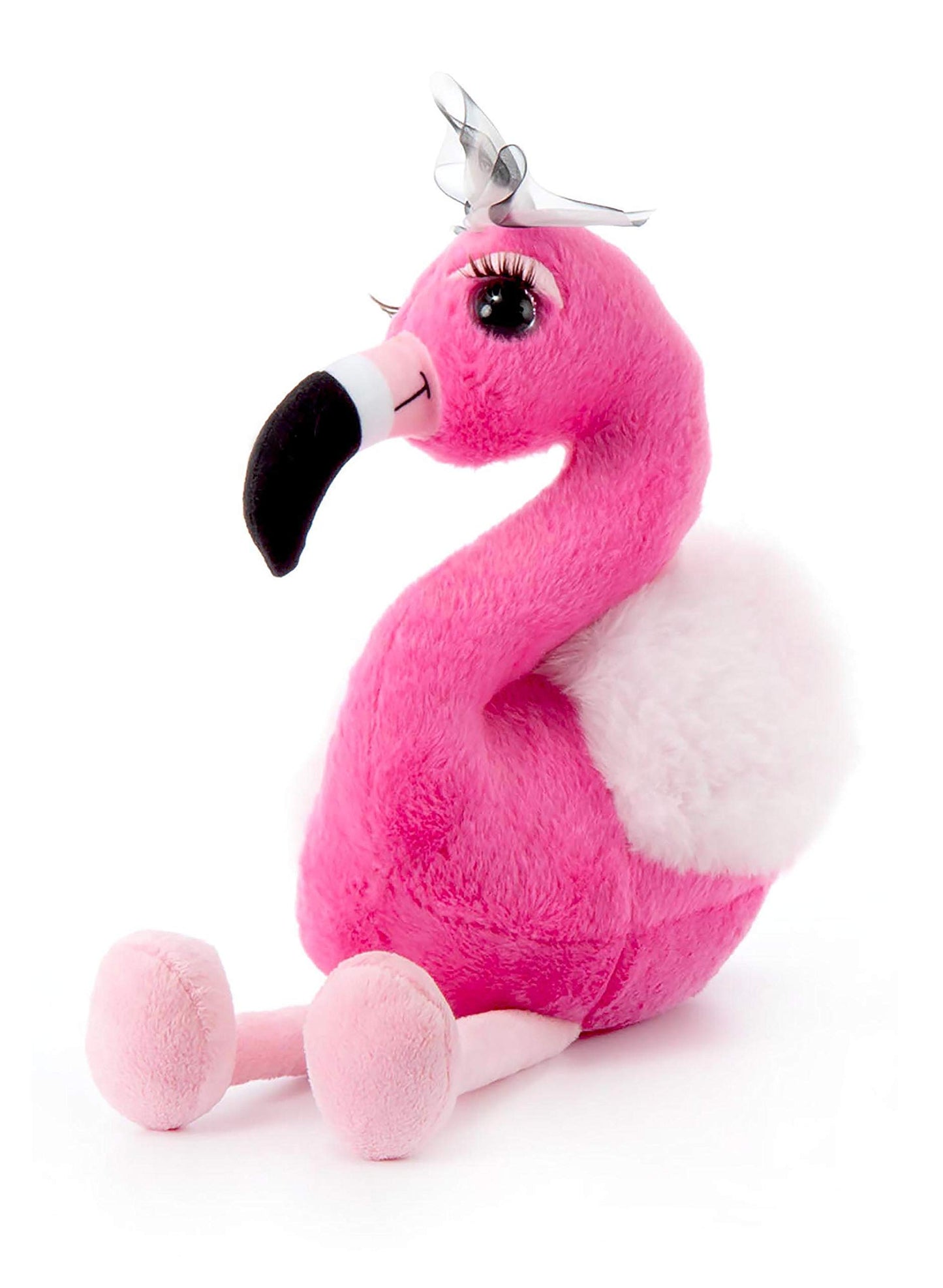 The Petting Zoo Flamingo Stuffed Animal, 14" Pink Plush Toy, Model 718009, Perfect Gift for Girls