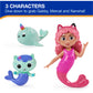 Swimways Gabby'S Dollhouse Dive Characters 3-Pack, Swimming Pool Accessories & Kids Pool Toys, Pool Party Supplies & Water Toys