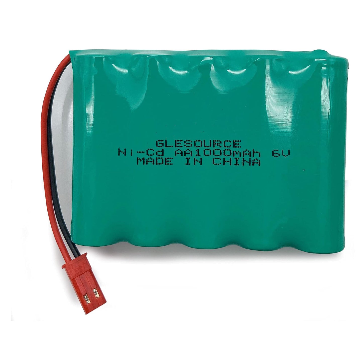GLESOURCE 2 Pack 6V 1000mAh AA Battery Pack with JST Plug & USB Charger for RC Vehicles