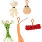 GIANT MICROBES Body Cells Gift Box - 5 Plush Cell Charms, Multicolor, Science Teacher Gifts, Model GMUS-BX-0106