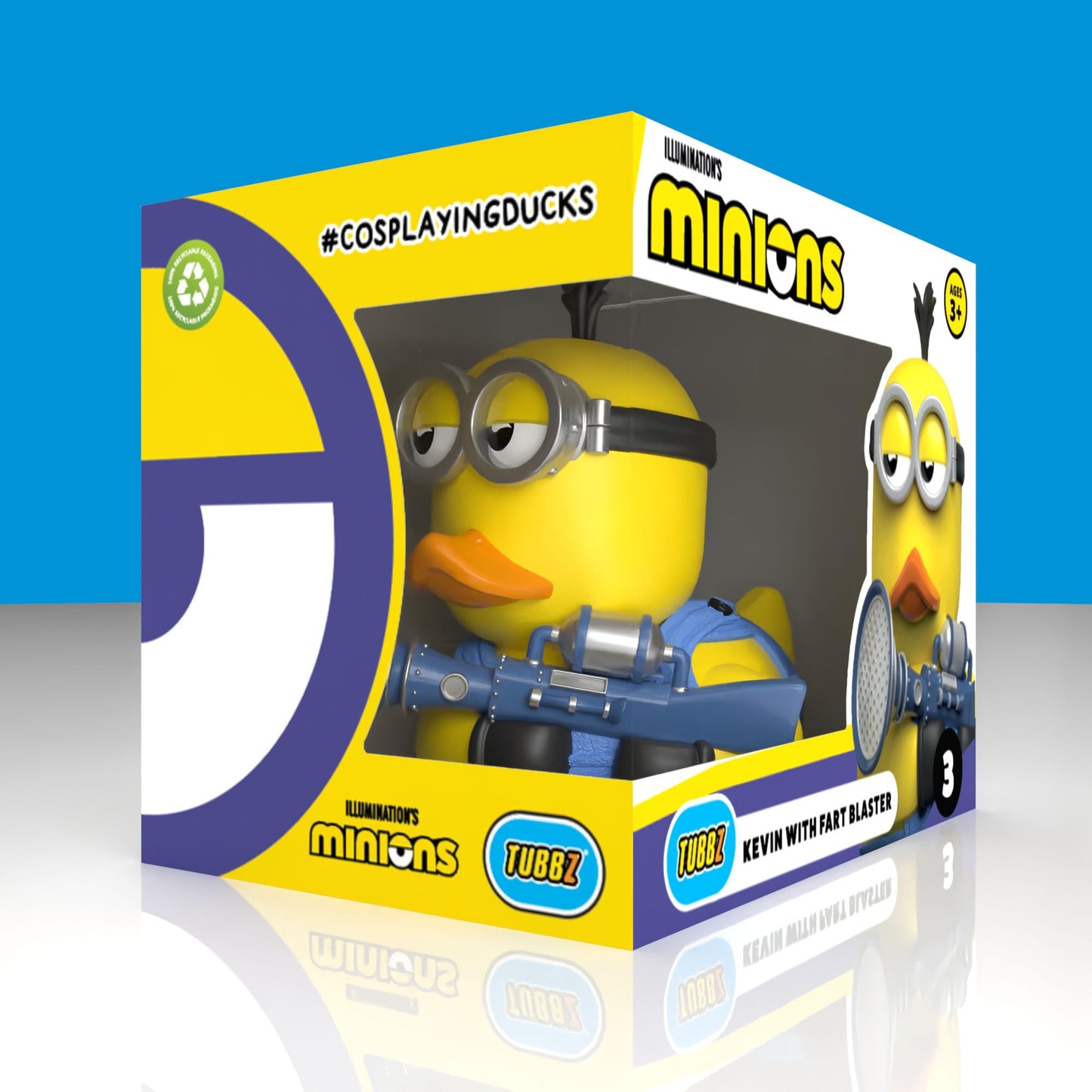Tubbz Boxed Edition: Minions - Kevin (Fart Blaster) Cosplaying Rubber Duck Vinyl Figure