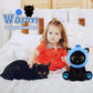 Hagusahuo Black Cat Plush 8inch Blueberry Cat Stuffed Animals for Kids Cartoon Cats Plush  Cute Kitten Stuffy Gift for Kids Girl Boys Toddler Birthday