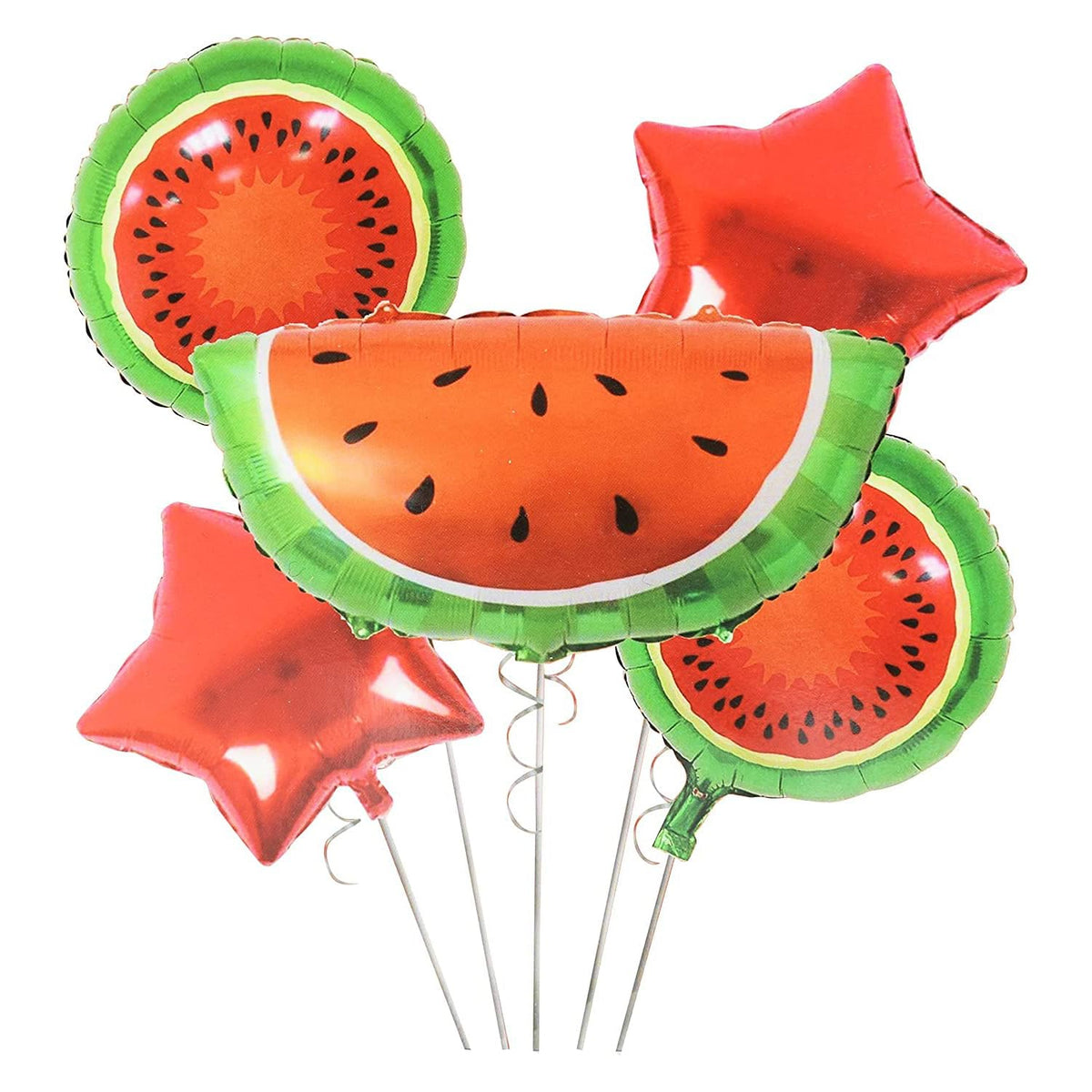 Atpata Funky Fruit Theme Foil Balloon Combos (Watermelon) Multicolour