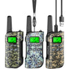 Inspireyes Walkie Talkies For Kids Rechargeable, 48 Hours Working Time 2 Way Radio Long Range, Outdoor Camping Games Toy Birthday Xmas Gift For Boys Age 8-12 3-5 Girls, 3 Pack Camouflage