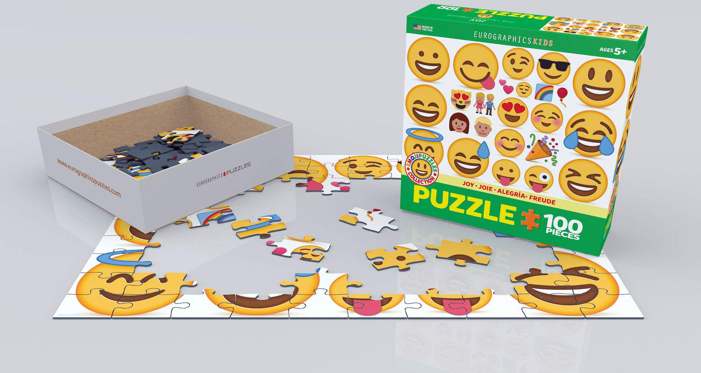 Eurographics Joy Emoji (100 Piece) Puzzle, Multi
