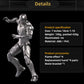 Lonullymege Ironman Mk2 Collectible Action Figure,7 Inch 10Th Anniversary Metal Texture Painting Movable Mark Model Toys (Mk Ii)