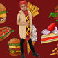 Leadtex Children'S Hot Dog Costume-Funny Halloween Costumes,Size Standard 6-10Years.
