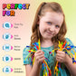 Upbrands 60 Party Favors For Kids, Friendship Zipper Bracelets 7 1/2” Sensory Bulk Set, Fidget Toys, Kit For Valentines, Birthday, Goodie Bags, Pinata Filler, Easter Egg Hunt Toys, Classroom Rewards
