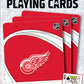 MasterPieces Family Games - NHL Detroit Red Wings Playing Cards - Officially Licensed Playing Card Deck For Adults, Kids, And Fa