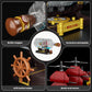 Mould King Ship In A Bottle Building Blocks Sets, 10085 Revenge Pirate Boat Model Kits Toys, Collectible Display Pirate Ship In A Bottle Kit, Stem Project For Adults And Kids Aged 8+ (885 Pieces)