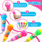 20 Pieces Echo Microphone Toy Play Microphones For Kids Bulk Fun Voice Amplifying Microphone Toy Multicolored Retro Toys Battery
