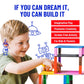 Strictly Briks Classic Stackable Baseplates  for Building Bricks  Bases for Tables  Mats  and More  100% Compatible with All Major Brands  Rainbow