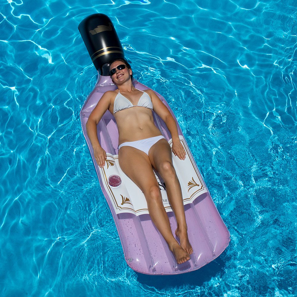 Swimline Bottle Of Rose Swimming Pool Float, 2-Pack