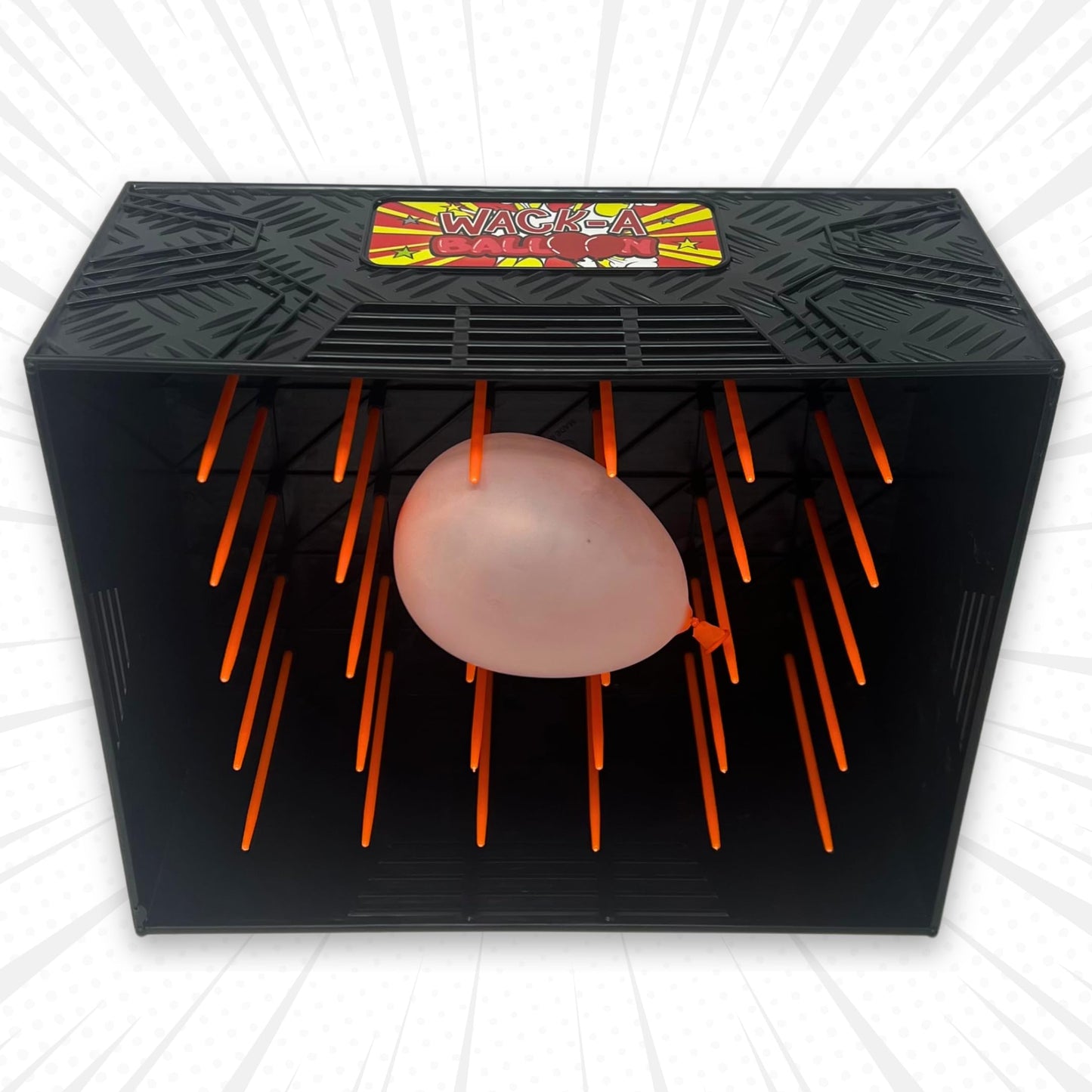 DiFFY Wack A Balloon Pop Game - Interactive Tabletop Activity, 5"x8"x10", Plastic, Birthday Gift for Ages 4+