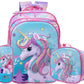 Toyshine Kids Backpack 20 Inches With Pencil Case And Lunch Box Bag School Backpack For Girls Cute Lightweight Toddler Schoolbag