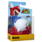 Super Mario Action Figure 2.5 Inch Boo Collectible Toy