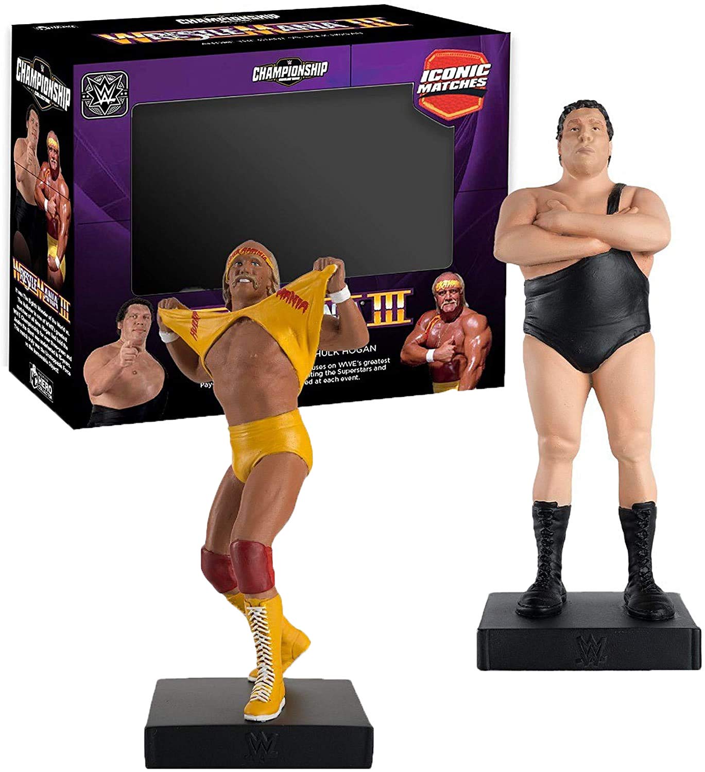 Wwe Championship Collection | Wwe Wrestle Mania Iii Iconic Match: Andre The Giant Vs Hulk Hogan By Eaglemoss Hero Collector