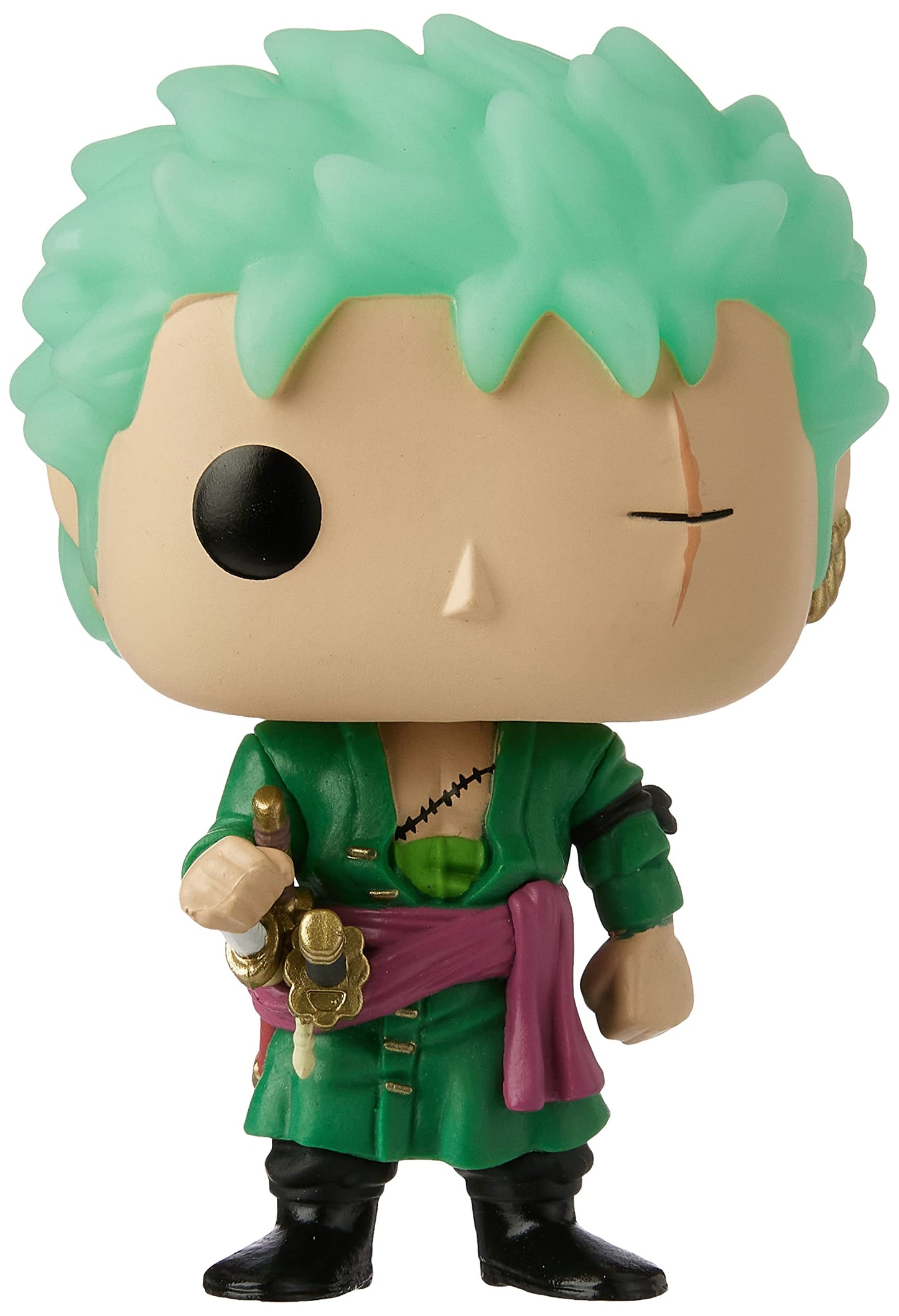 Pop Animation: One Piece - Roronoa Zoro (Glows in The Dark) Funko Kody Trading limited availability Vinyl Figure